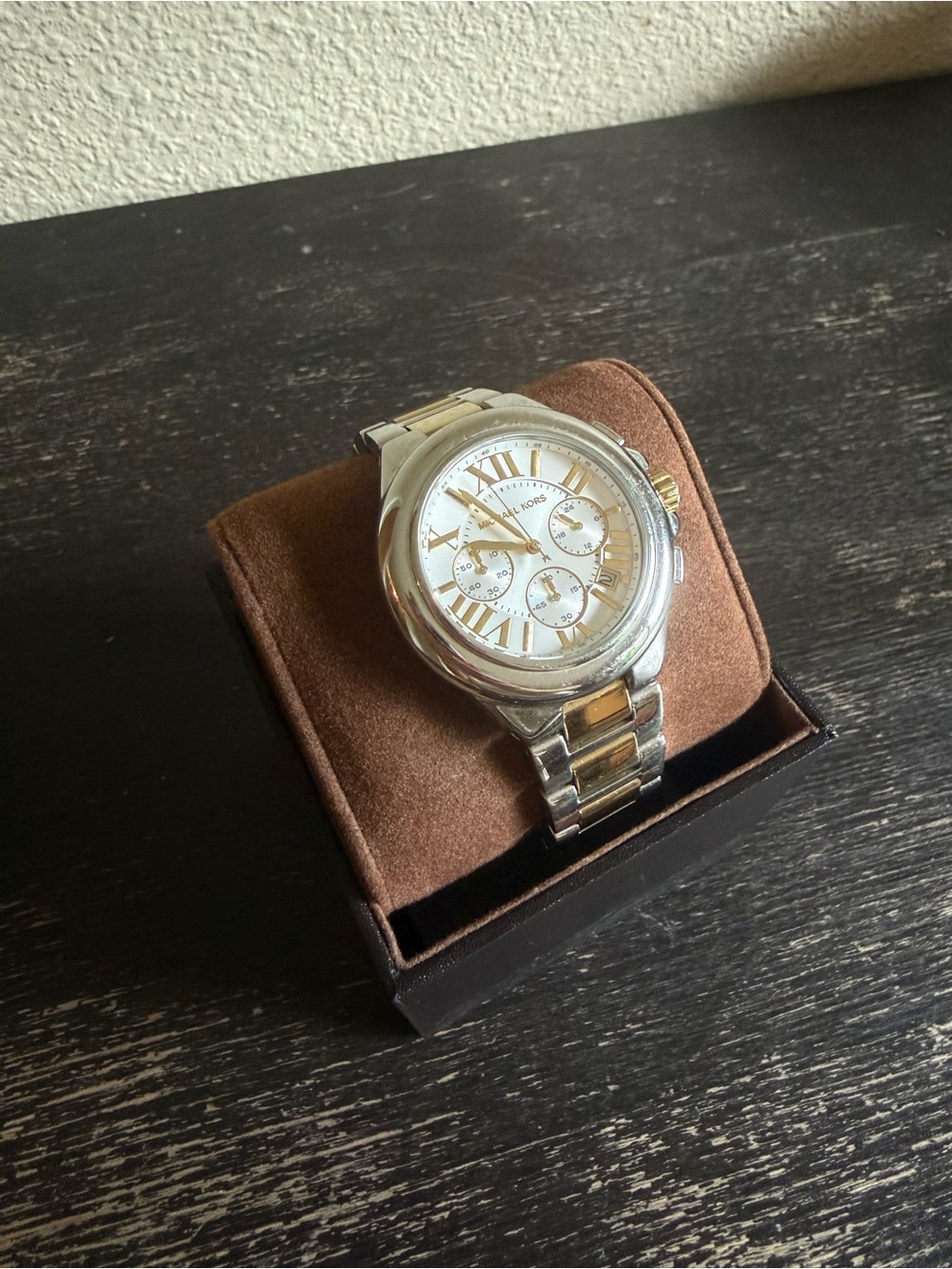 Michael Kors Two-Tone Silver and Gold Women's Chronograph Watch